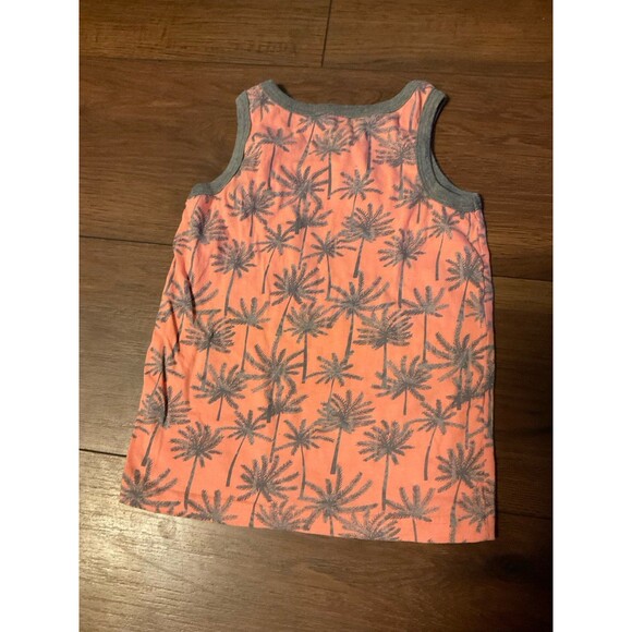 Childrens place orange tank top xs xtra small  palm trees orange - Picture 3 of 3